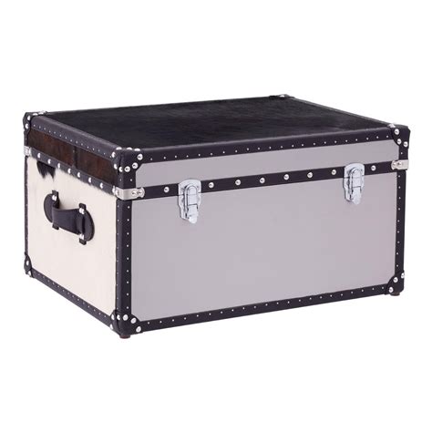 big steel trunk box|portable metal storage boxes.